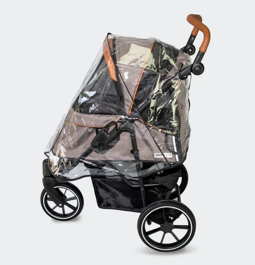 Innopet Premium Cozy Dog Stroller – Beige | Luxury Pet Pram with Free Rain Cover