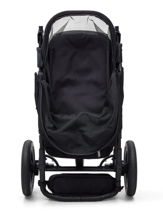Palster Trek All-Terrain Dog Stroller – Foldable Pet Buggy with Suspension, Midnight Black